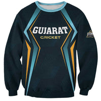 Custom Gujarat 2025 Cricket Titans Sweatshirt Aava De Race With The Titans