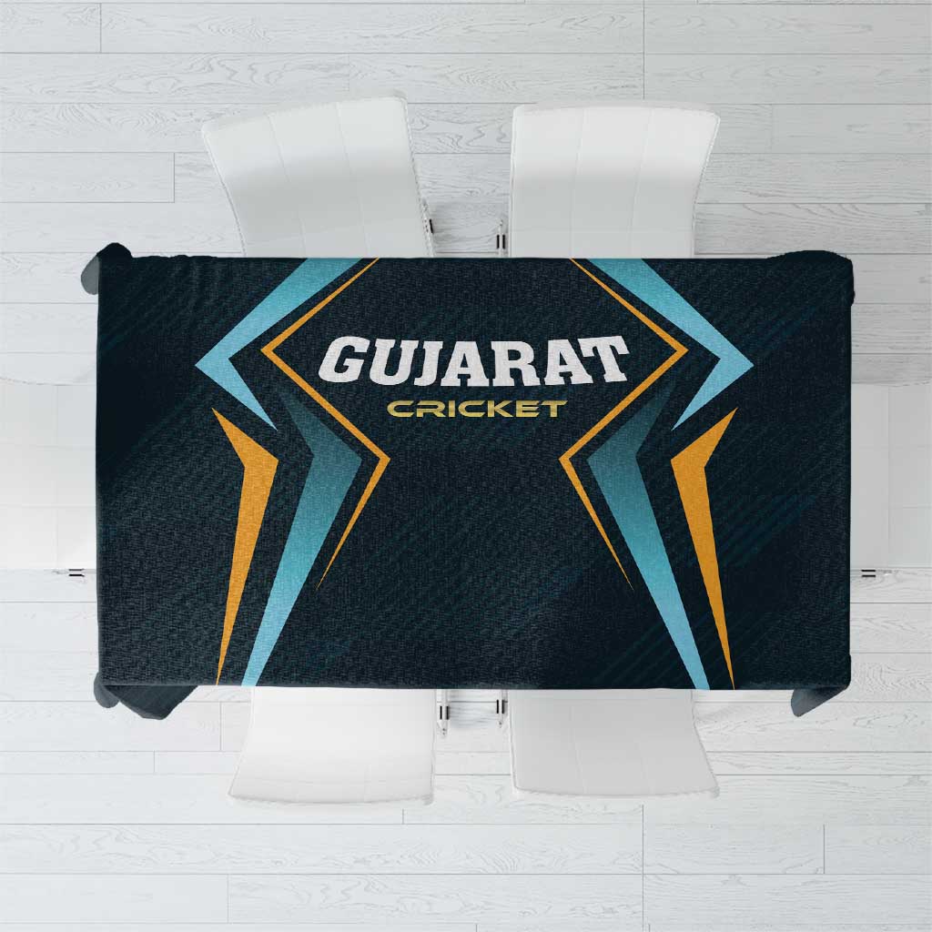 Gujarat 2025 Cricket Titans Tablecloth Aava De Race With The Titans