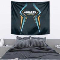 Gujarat 2025 Cricket Titans Tapestry Aava De Race With The Titans