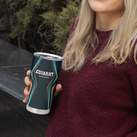 Custom Gujarat 2025 Cricket Titans Tumbler Cup Aava De Race With The Titans