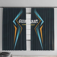 Gujarat 2025 Cricket Titans Window Curtain Aava De Race With The Titans