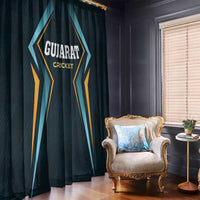 Gujarat 2025 Cricket Titans Window Curtain Aava De Race With The Titans