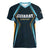 Custom Gujarat 2025 Cricket Titans Women V-Neck T-Shirt Aava De Race With The Titans