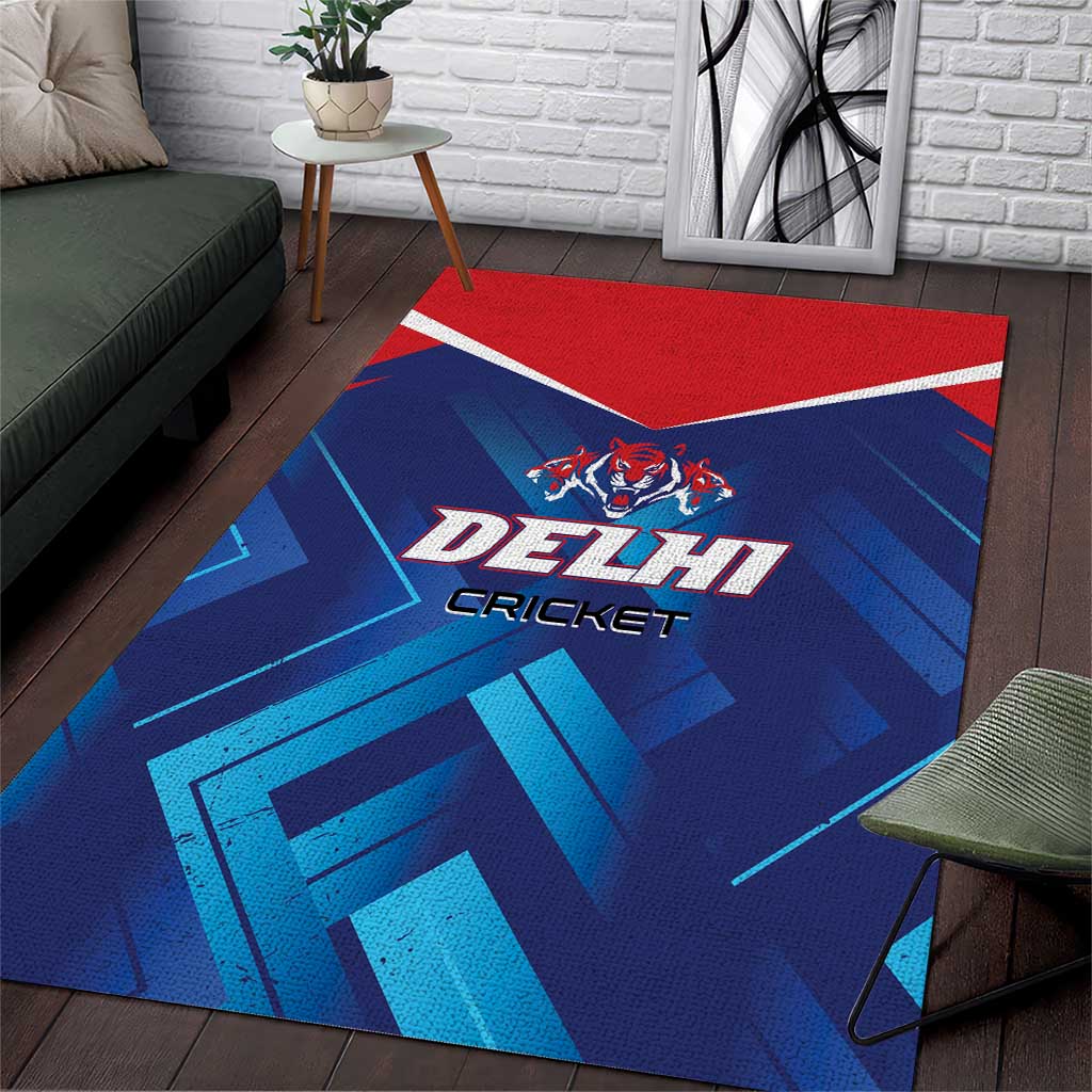 Capitals Delhi 2025 Cricket Area Rug Fight Till The End