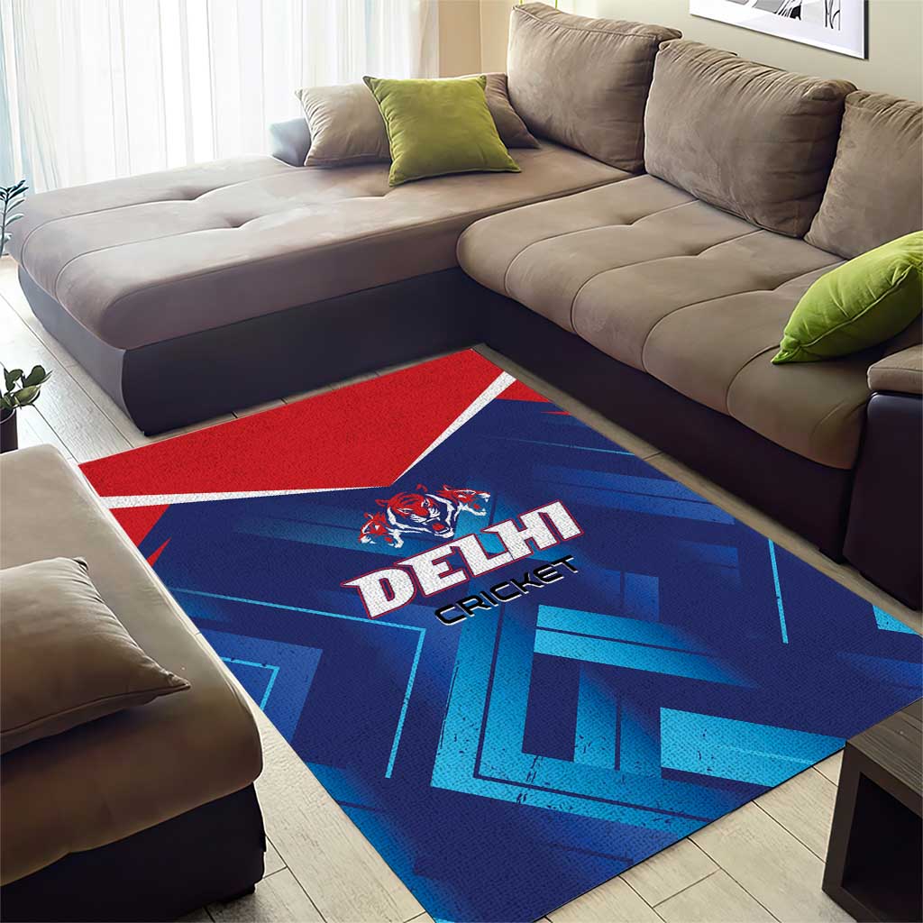 Capitals Delhi 2025 Cricket Area Rug Fight Till The End