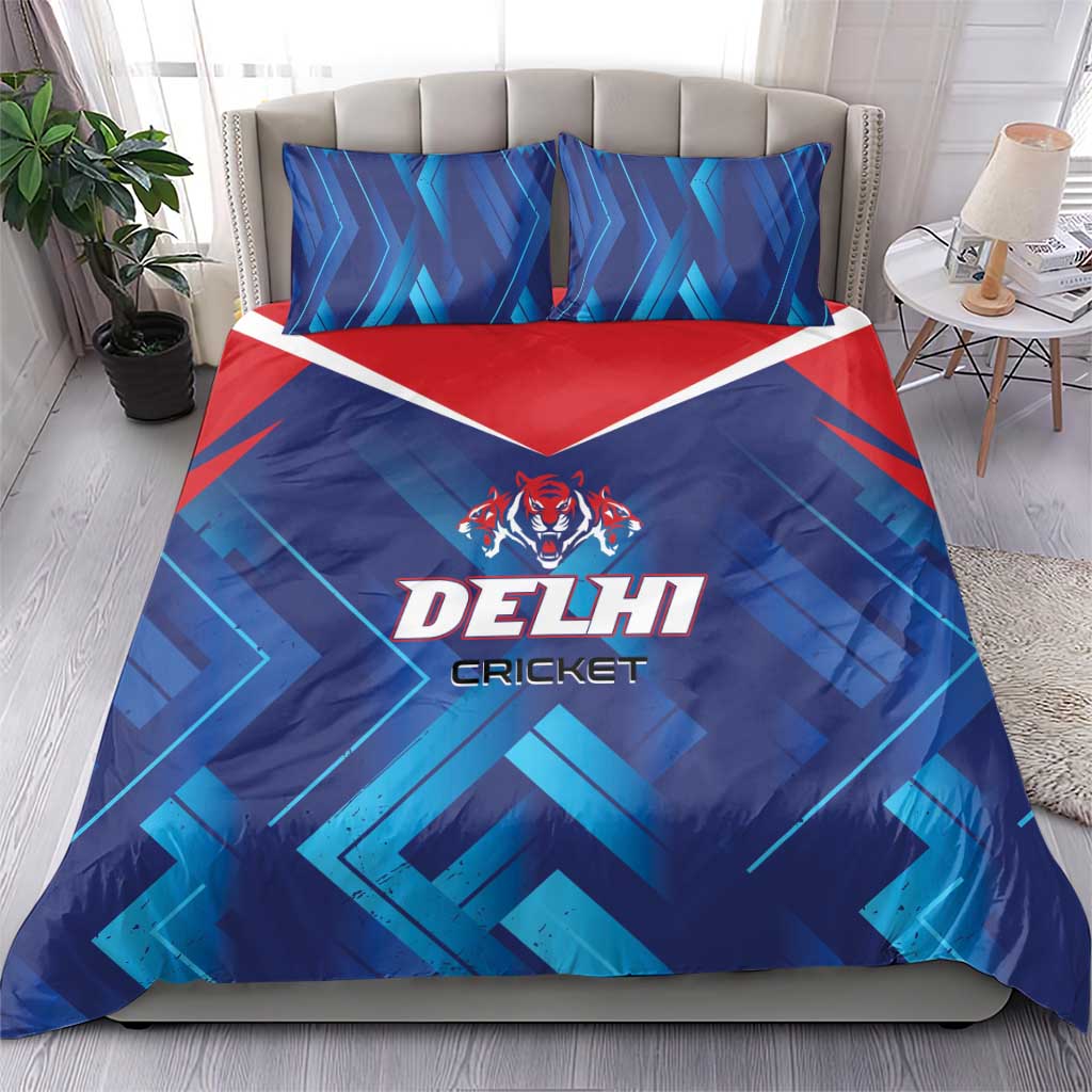 Capitals Delhi 2025 Cricket Bedding Set Fight Till The End