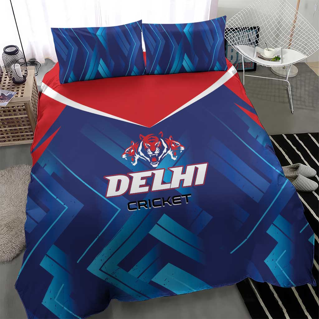 Capitals Delhi 2025 Cricket Bedding Set Fight Till The End