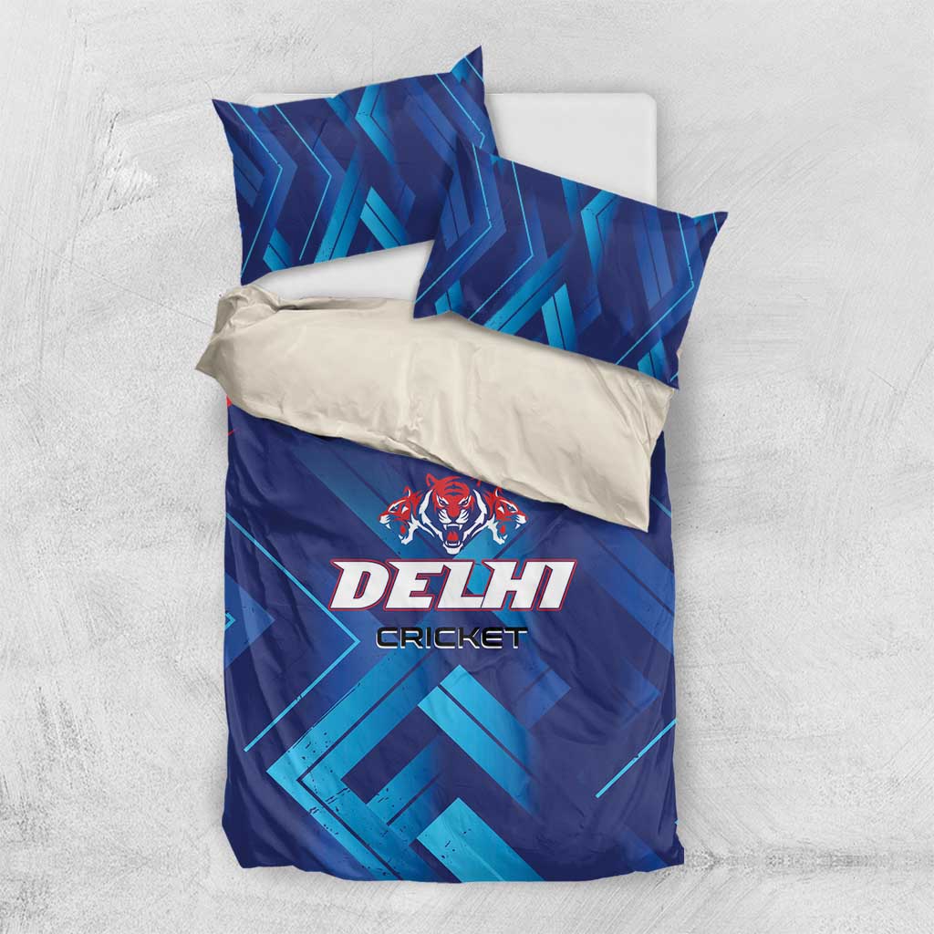 Capitals Delhi 2025 Cricket Bedding Set Fight Till The End