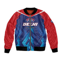 Custom Capitals Delhi 2025 Cricket Bomber Jacket Fight Till The End
