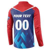 Custom Capitals Delhi 2025 Cricket Button Sweatshirt Fight Till The End