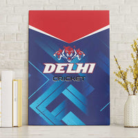 Capitals Delhi 2025 Cricket Canvas Wall Art Fight Till The End