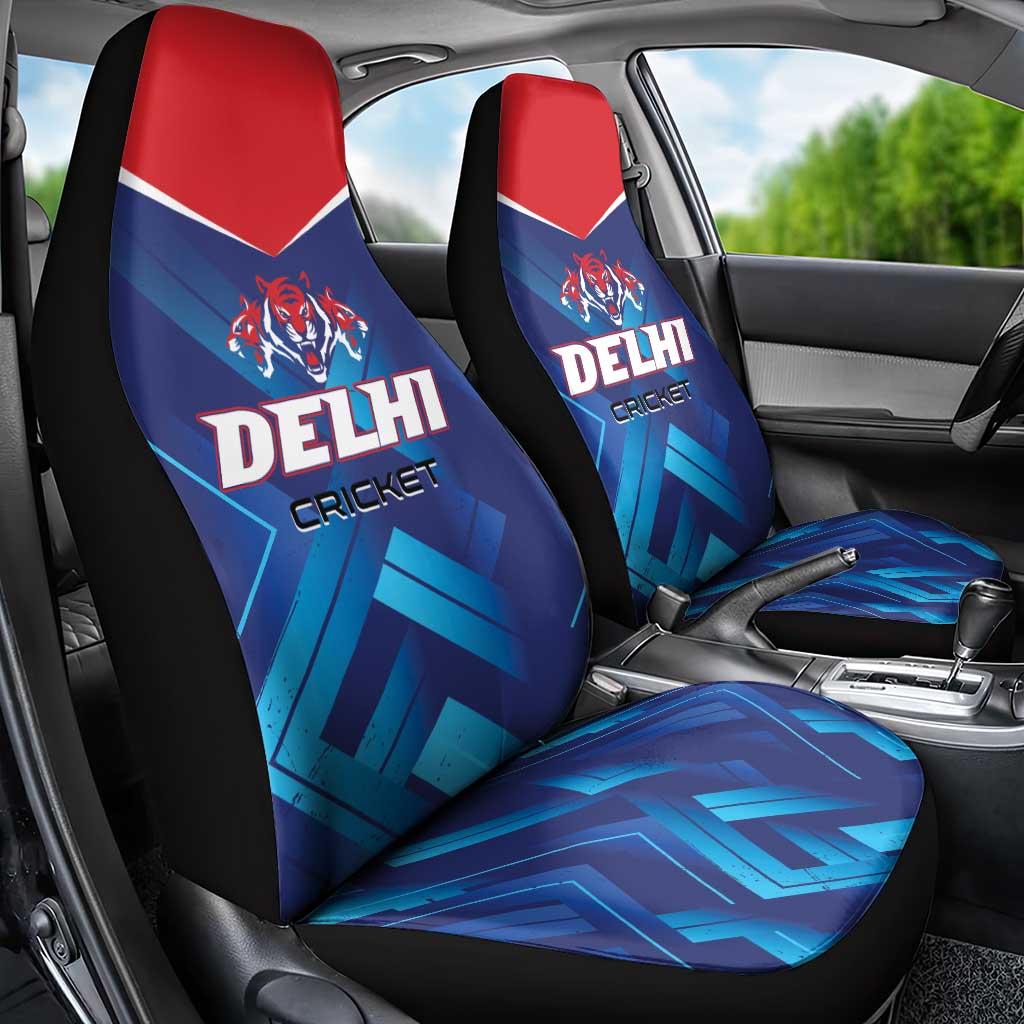 Capitals Delhi 2025 Cricket Car Seat Cover Fight Till The End