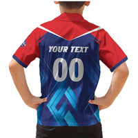 Custom Capitals Delhi 2025 Cricket Family Matching Mermaid Dress and Hawaiian Shirt Fight Till The End