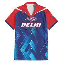 Custom Capitals Delhi 2025 Cricket Family Matching Mermaid Dress and Hawaiian Shirt Fight Till The End