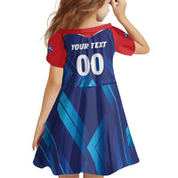 Custom Capitals Delhi 2025 Cricket Family Matching Off Shoulder Maxi Dress and Hawaiian Shirt Fight Till The End