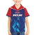 Custom Capitals Delhi 2025 Cricket Family Matching Short Sleeve Bodycon Dress and Hawaiian Shirt Fight Till The End