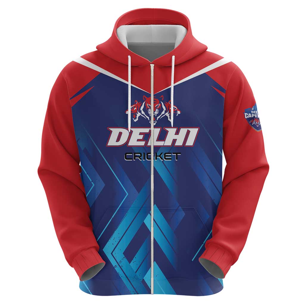 Custom Capitals Delhi 2025 Cricket Hoodie Fight Till The End