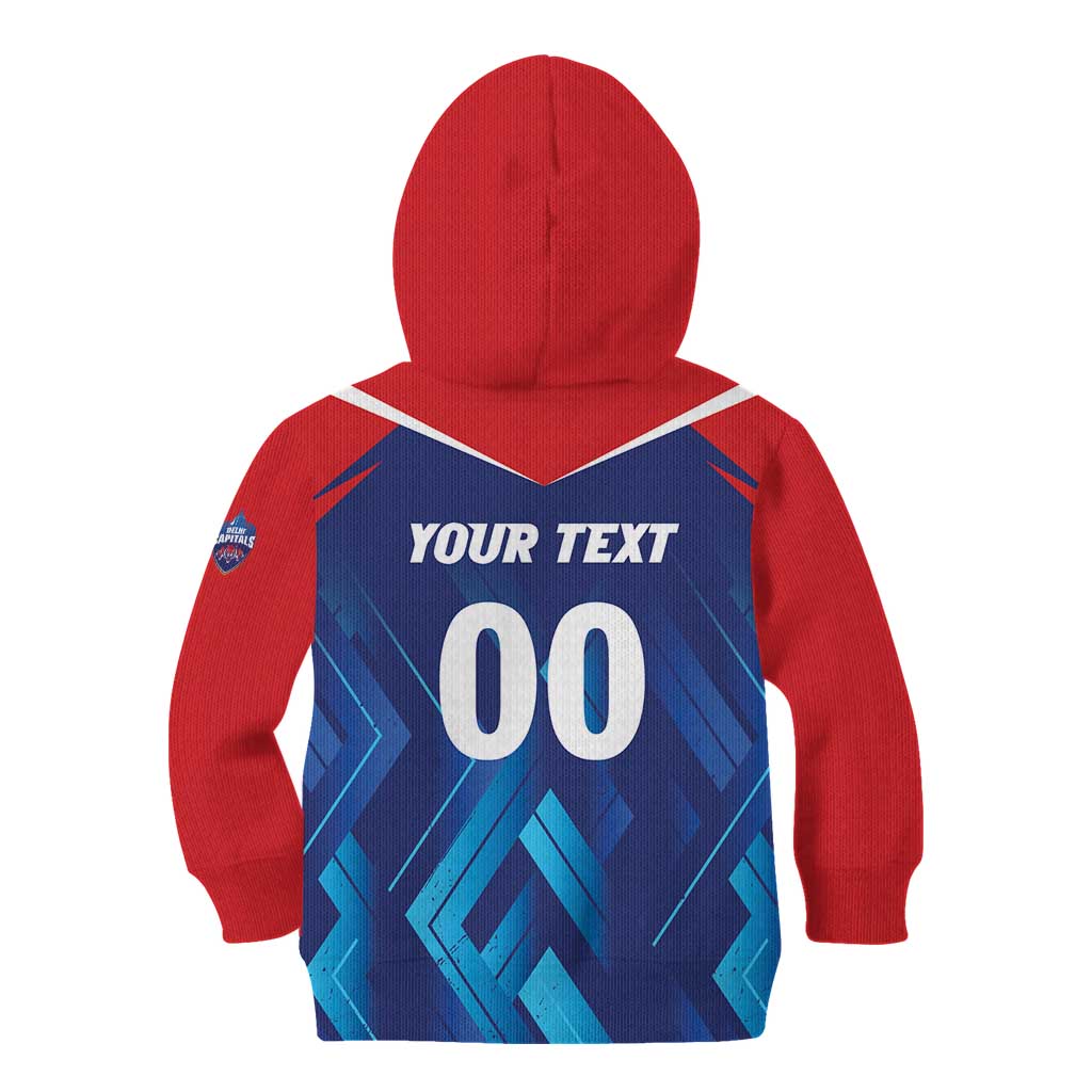 Custom Capitals Delhi 2025 Cricket Kid Hoodie Fight Till The End