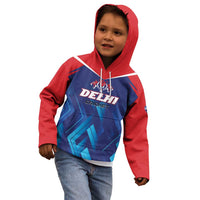Custom Capitals Delhi 2025 Cricket Kid Hoodie Fight Till The End