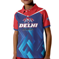 Custom Capitals Delhi 2025 Cricket Kid Polo Shirt Fight Till The End