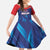 Custom Capitals Delhi 2025 Cricket Kid Short Sleeve Dress Fight Till The End