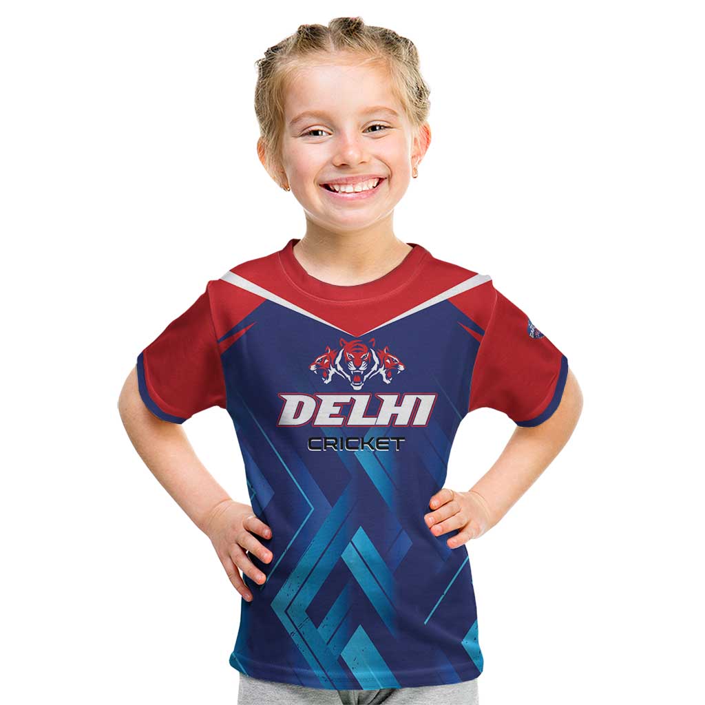 Custom Capitals Delhi 2025 Cricket Kid T Shirt Fight Till The End