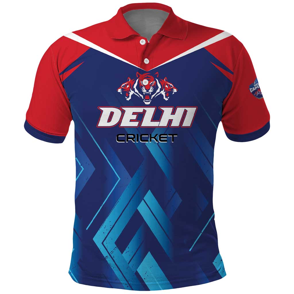 Custom Capitals Delhi 2025 Cricket Polo Shirt Fight Till The End