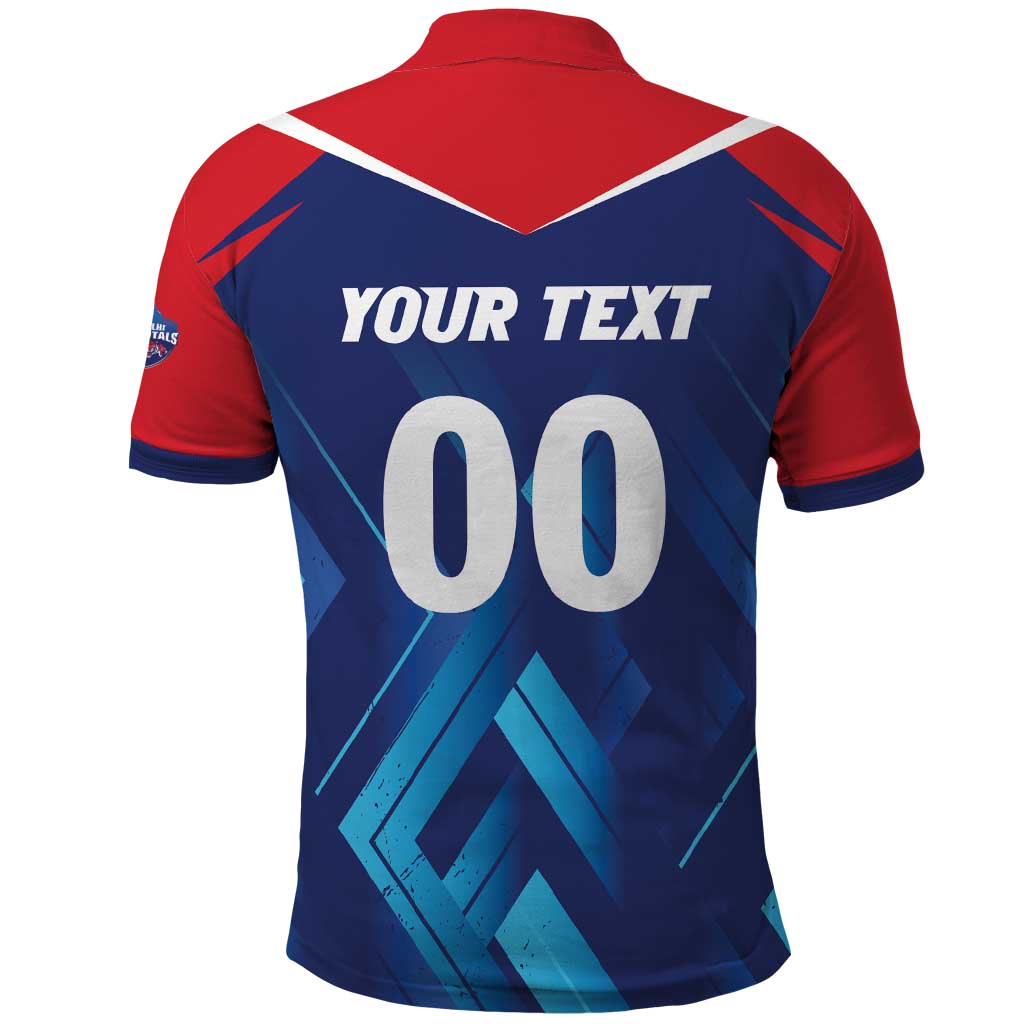 Custom Capitals Delhi 2025 Cricket Polo Shirt Fight Till The End