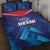 Capitals Delhi 2025 Cricket Quilt Bed Set Fight Till The End