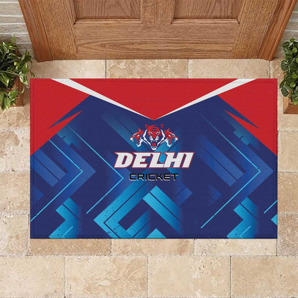 Capitals Delhi 2025 Cricket Rubber Doormat Fight Till The End