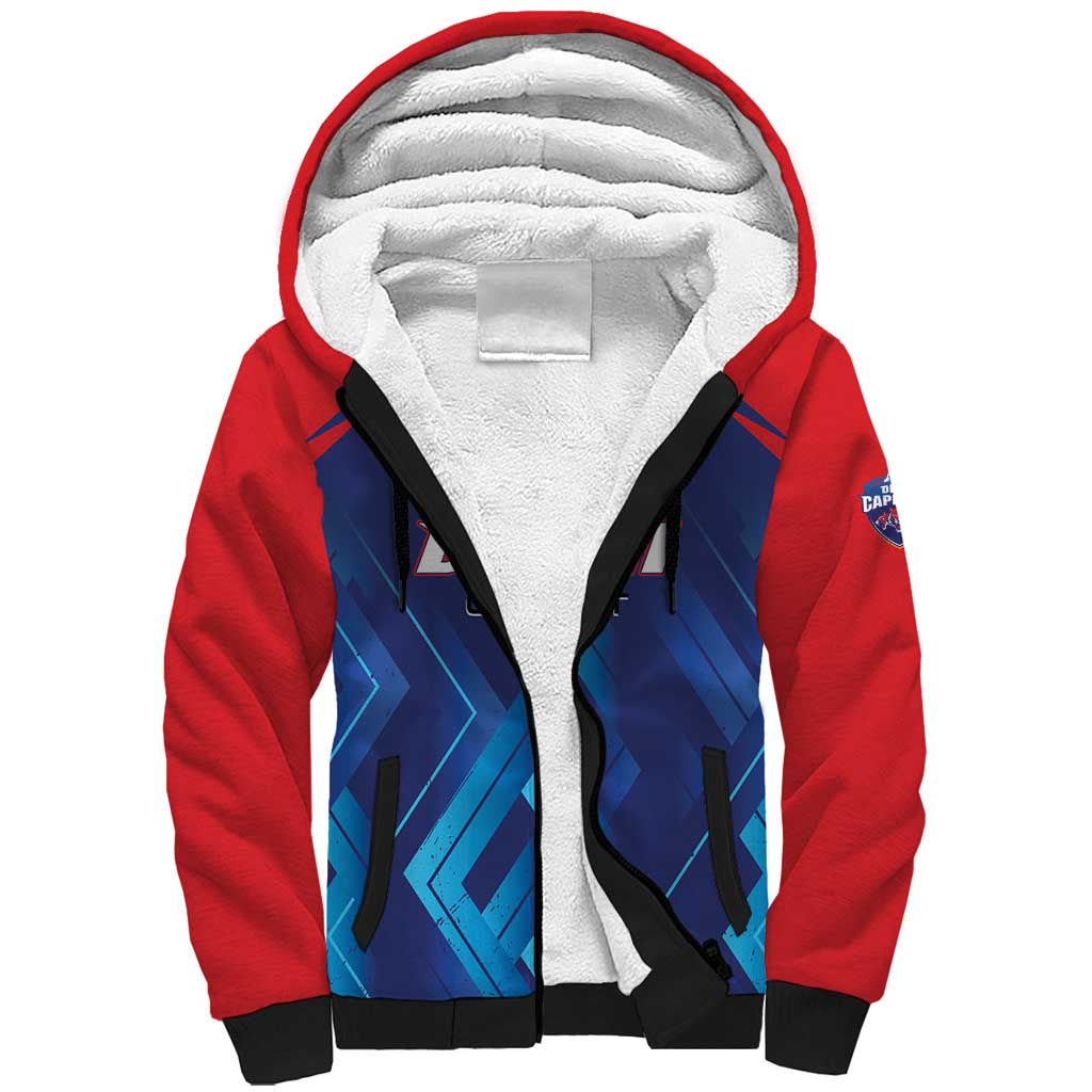 Custom Capitals Delhi 2025 Cricket Sherpa Hoodie Fight Till The End