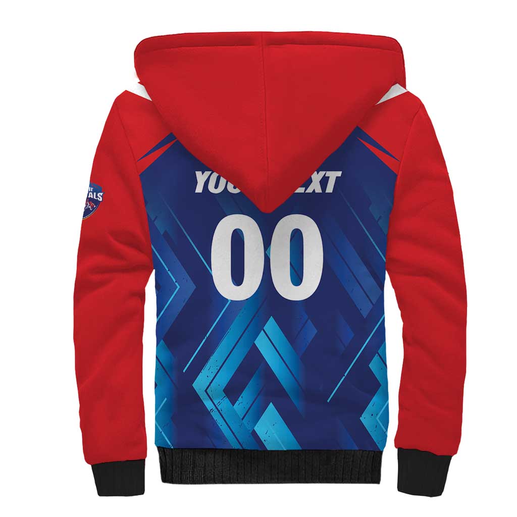 Custom Capitals Delhi 2025 Cricket Sherpa Hoodie Fight Till The End