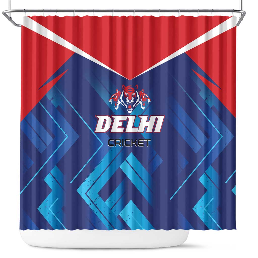 Capitals Delhi 2025 Cricket Shower Curtain Fight Till The End