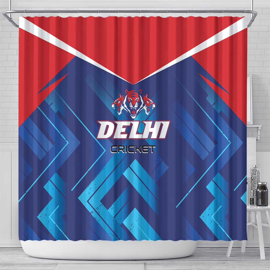 Capitals Delhi 2025 Cricket Shower Curtain Fight Till The End