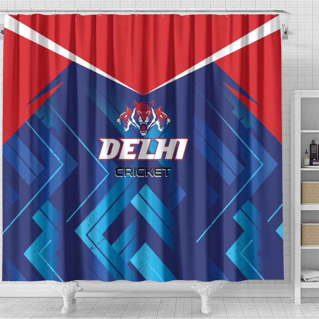 Capitals Delhi 2025 Cricket Shower Curtain Fight Till The End