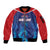 Custom Capitals Delhi 2025 Cricket Sleeve Zip Bomber Jacket Fight Till The End