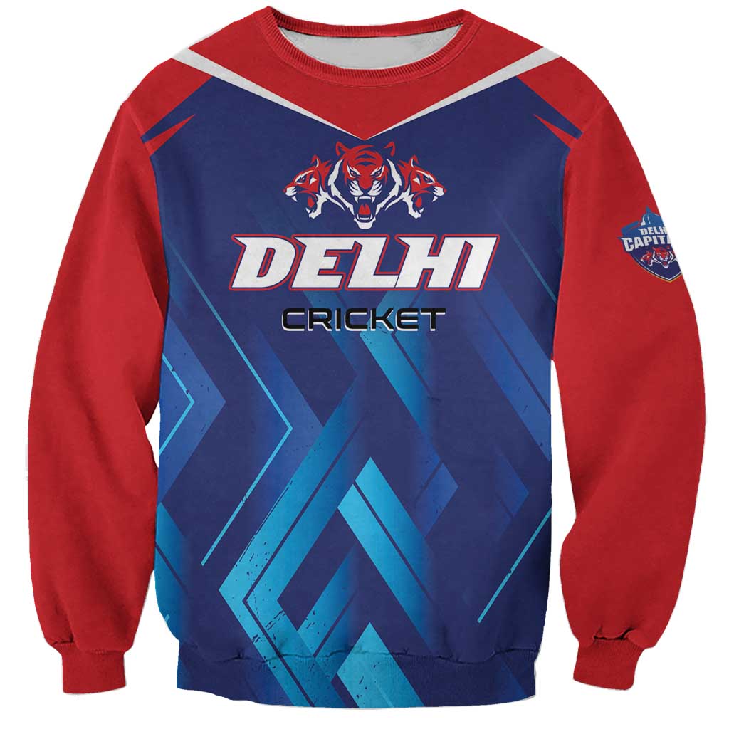 Custom Capitals Delhi 2025 Cricket Sweatshirt Fight Till The End