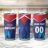 Custom Capitals Delhi 2025 Cricket Tumbler Cup Fight Till The End