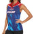 Custom Capitals Delhi 2025 Cricket Women Sleeveless Polo Shirt Fight Till The End
