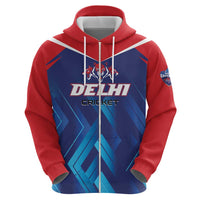 Custom Capitals Delhi 2025 Cricket Zip Hoodie Fight Till The End