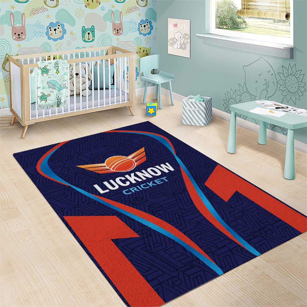 Lucknow 2025 Cricket Super Giants Area Rug Hum Aa Rahe Hai