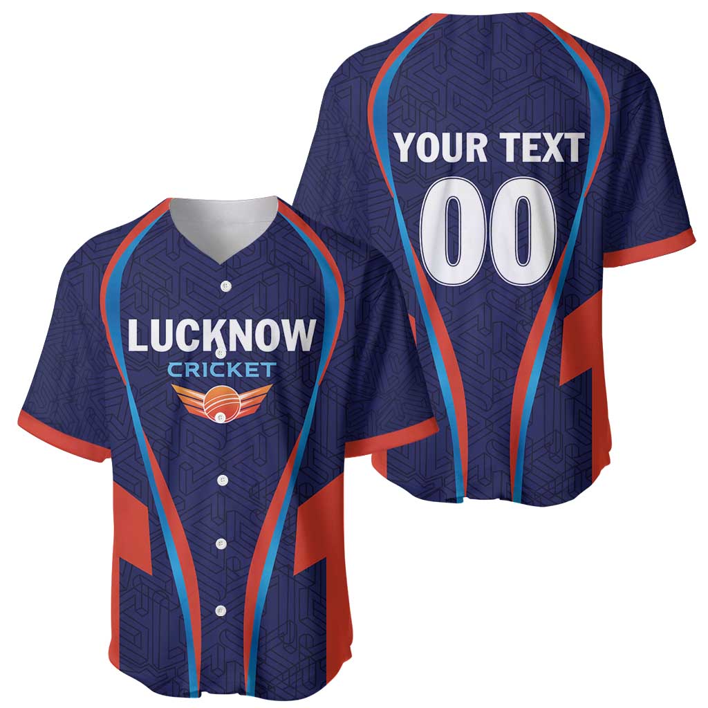 Custom Lucknow 2025 Cricket Super Giants Baseball Jersey Hum Aa Rahe Hai