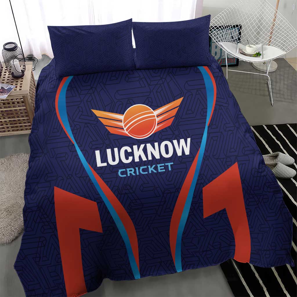Lucknow 2025 Cricket Super Giants Bedding Set Hum Aa Rahe Hai