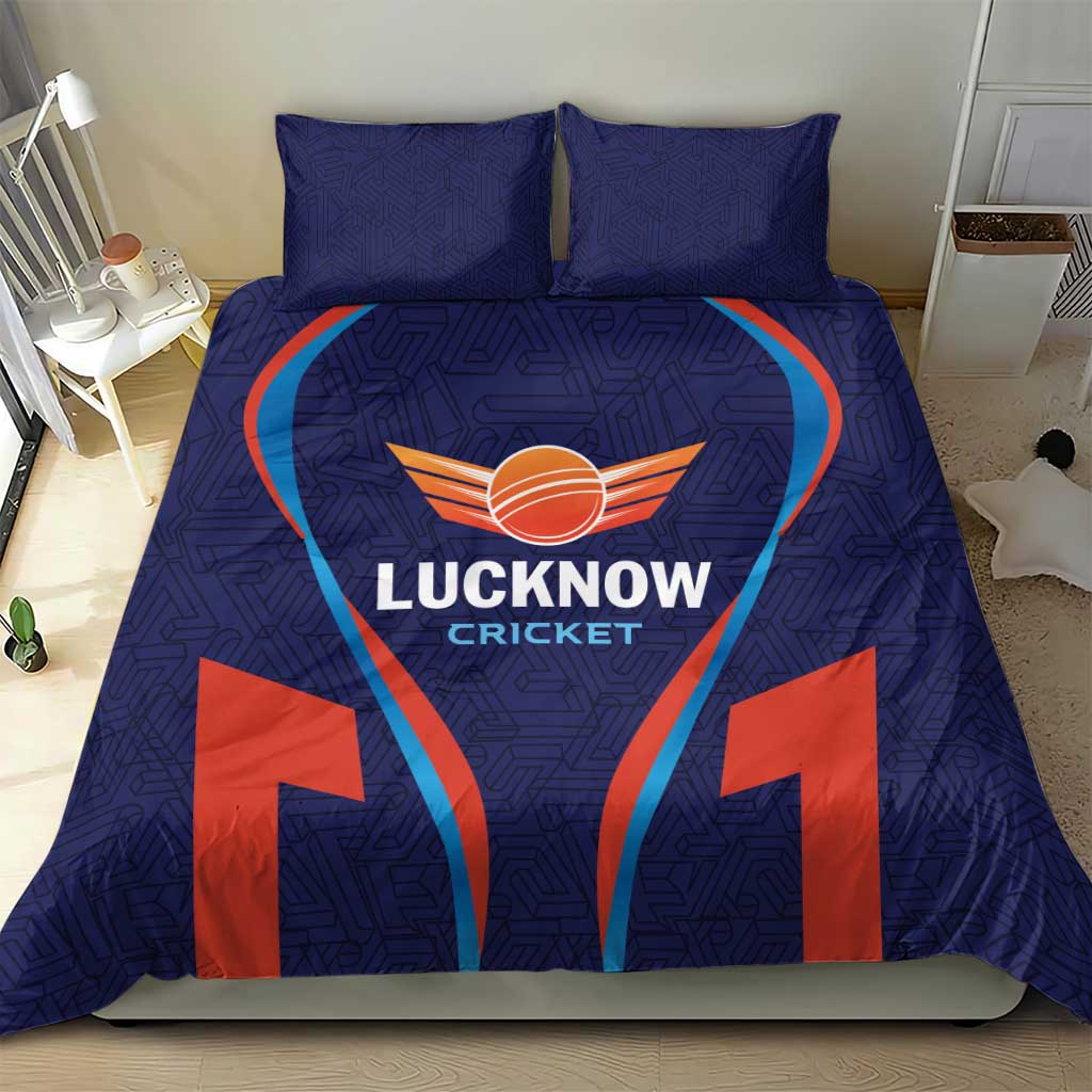 Lucknow 2025 Cricket Super Giants Bedding Set Hum Aa Rahe Hai