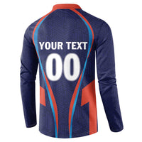 Custom Lucknow 2025 Cricket Super Giants Button Sweatshirt Hum Aa Rahe Hai