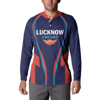 Custom Lucknow 2025 Cricket Super Giants Button Sweatshirt Hum Aa Rahe Hai