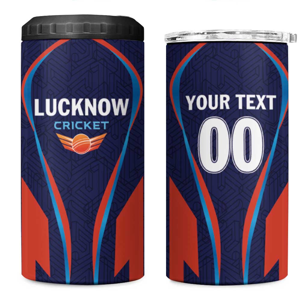 Custom Lucknow 2025 Cricket Super Giants 4 in 1 Can Cooler Tumbler Hum Aa Rahe Hai