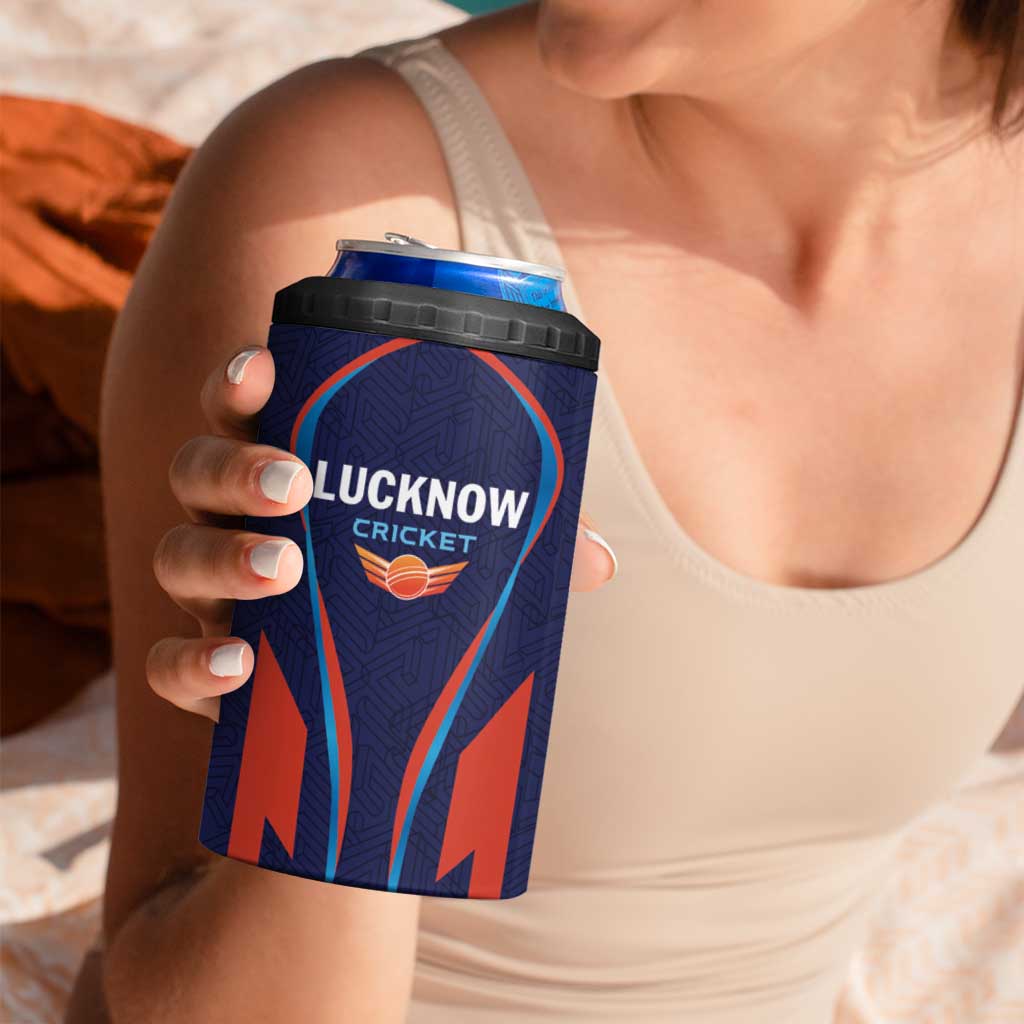 Custom Lucknow 2025 Cricket Super Giants 4 in 1 Can Cooler Tumbler Hum Aa Rahe Hai