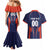 Custom Lucknow 2025 Cricket Super Giants Couples Matching Mermaid Dress and Hawaiian Shirt Hum Aa Rahe Hai