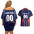 Custom Lucknow 2025 Cricket Super Giants Couples Matching Off Shoulder Short Dress and Hawaiian Shirt Hum Aa Rahe Hai